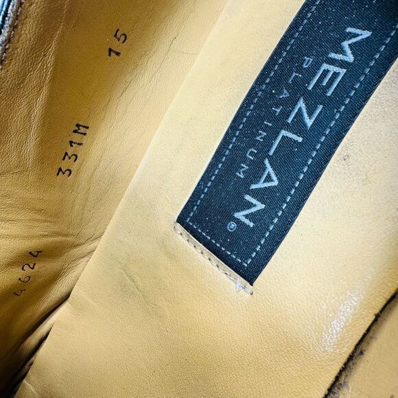 Mezlan Black Crocodile Embossed Loafers main image 4